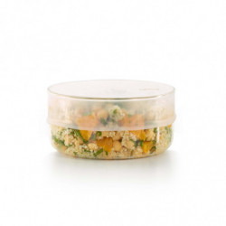 Καπάκι αποθήκευσης Lekue 1010213, 15-18 cm, σιλικόνη, αεροστεγές κλείσιμο, -60/+220°C, διαφανές