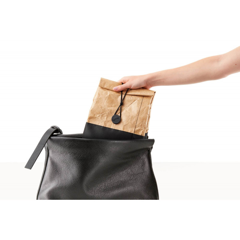 Τσάντα μεταφοράς πολλαπλών χρήσεων Lekue On The Go 1010234, 4 λίτρα, Tyvek, Καφέ/Μαύρο