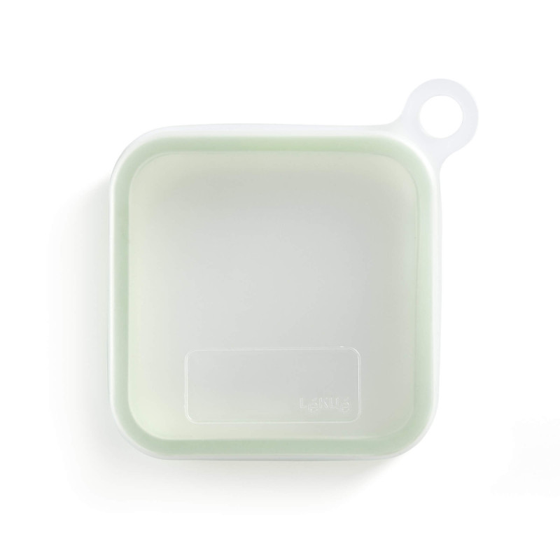 Πολυχρηστικός φάκελος συσκευασίας σάντουιτς Lekue 1010235, 17,5 x 2,5 cm, -20°C / +100°C, πλατινένιο σιλικόνη, Πράσινο