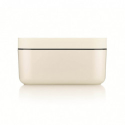 Κουτί για την παρασκευή και αποθήκευση πάγου Lekue 1010242, 132 κύβοι, -20/+80°C, Κοίλη βάση κατά της συμπύκνωσης, Λευκό