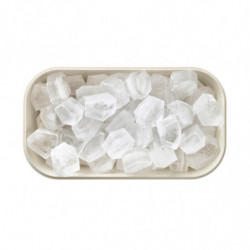 Κουτί για την παρασκευή και αποθήκευση πάγου Lekue 1010242, 132 κύβοι, -20/+80°C, Κοίλη βάση κατά της συμπύκνωσης, Λευκό