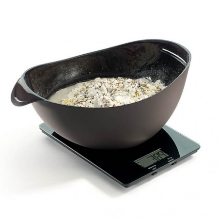 Σκεύος για την παρασκευή και το ψήσιμο ψωμιού Lekue 1009037, 28x23x13 cm, 600 ml, πλατινένιο σιλικόνη, -60 +220°C, μαύρο