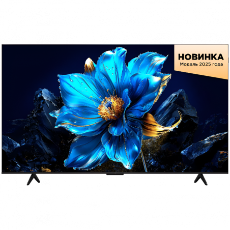 Τηλεόραση TCL 65P7K, 65″ (165 cm), QLED, Smart TV, 4K UHD 3840×2160, Ενεργειακή κλάση F, Google TV, Wi-Fi, HDR10+, Μαύρο