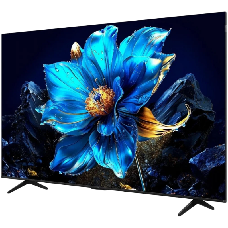 Τηλεόραση TCL 65P7K, 65″ (165 cm), QLED, Smart TV, 4K UHD 3840×2160, Ενεργειακή κλάση F, Google TV, Wi-Fi, HDR10+, Μαύρο
