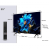 Τηλεόραση TCL 55P7K, 55″ (140 cm), QLED, Smart TV, 4K UHD 3840×2160, Κατηγορία ενεργειακής απόδοσης F, Google TV, Wi-Fi, HDR10+, Μαύρο