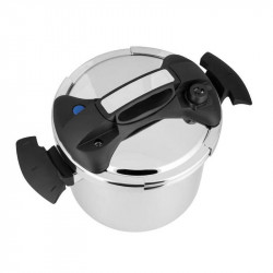 Χύτρα ταχύτητας Royalty Line RL-PS8L, 8 l, 80 kPa, Ανοξείδωτο ατσάλι, Βαλβίδα ασφαλείας, Επαγωγική εστία, Ασημί