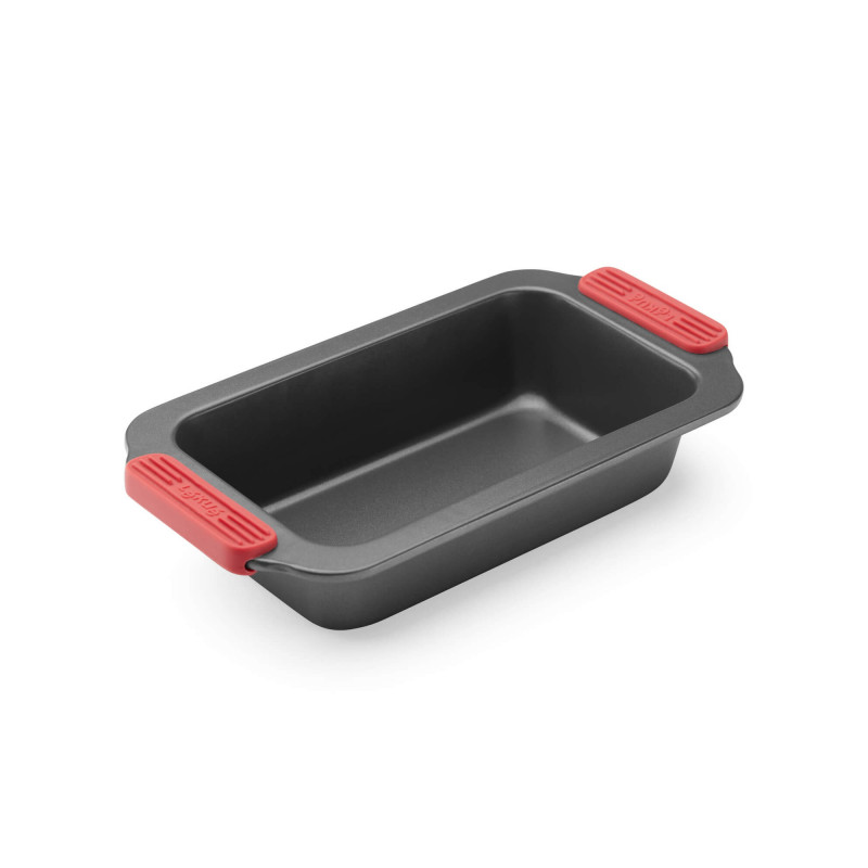 Ταψί Lekue 1009446, 31x17x6,9 cm, Κεραμική αντικολλητική επίστρωση, Ανθρακονήματα, Από +4°C έως +240°C, Μαύρο/Κόκκινο