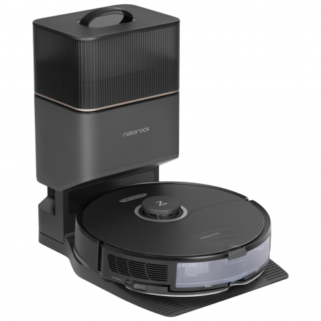 Ρομπότ σκούπα Roborock S8 Plus Schwarz S8P52-00, 69W, 5200 mAh, 6000Pa, Σφουγγαρίστρα, χαρτογράφηση LiDAR, 750 ml, 4 αισθητήρες, αυτονομία έως 180 λεπτά, μαύρο