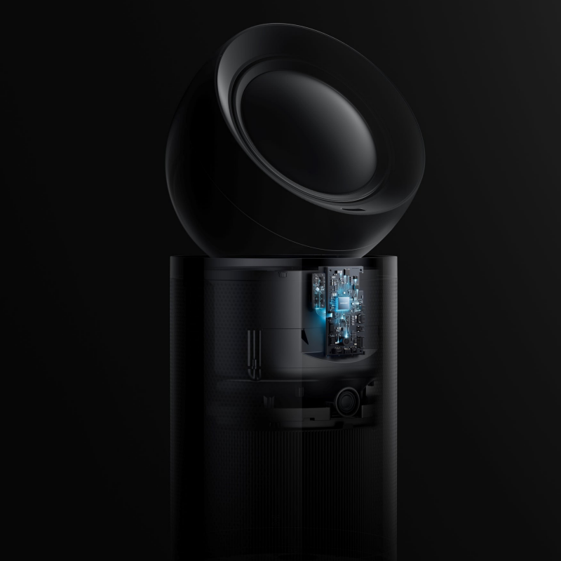 Καθαριστής αέρα Dreame AirPursue PM20 CVF14A, 48 m2, Αυτοματοποιημένες λειτουργίες, Θέρμανση, Στεγνωτήριο και αποστείρωση UVC, TVOC, LCD, HEPA, Λευκό/μπρονζέ