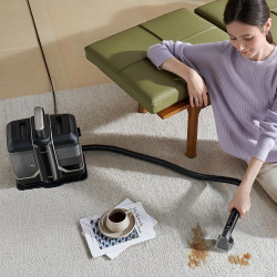 Σκούπα για πλύσιμο χαλιών και ταπετσαριών Dreame N10, 450W, 12000 Pa, 1,6/0,75 l, Καθαρισμός με ζεστό νερό έως 60°C, Αυτοκαθαρισμός, Μαύρο