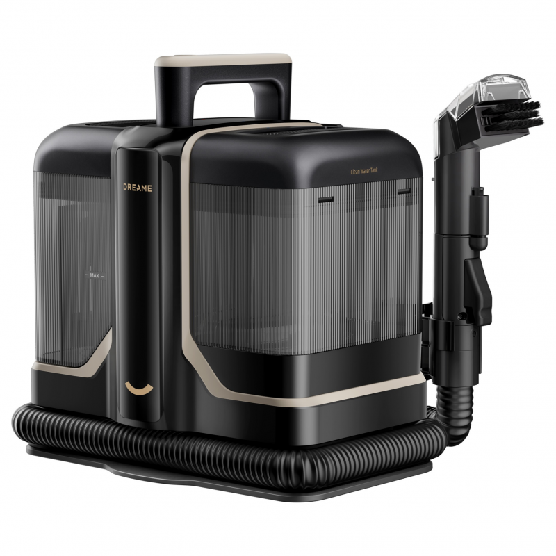 Σκούπα για πλύσιμο χαλιών και ταπετσαριών Dreame N10, 450W, 12000 Pa, 1,6/0,75 l, Καθαρισμός με ζεστό νερό έως 60°C, Αυτοκαθαρισμός, Μαύρο