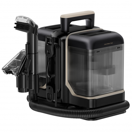 Σκούπα για πλύσιμο χαλιών και ταπετσαριών Dreame N10, 450W, 12000 Pa, 1,6/0,75 l, Καθαρισμός με ζεστό νερό έως 60°C, Αυτοκαθαρισμός, Μαύρο