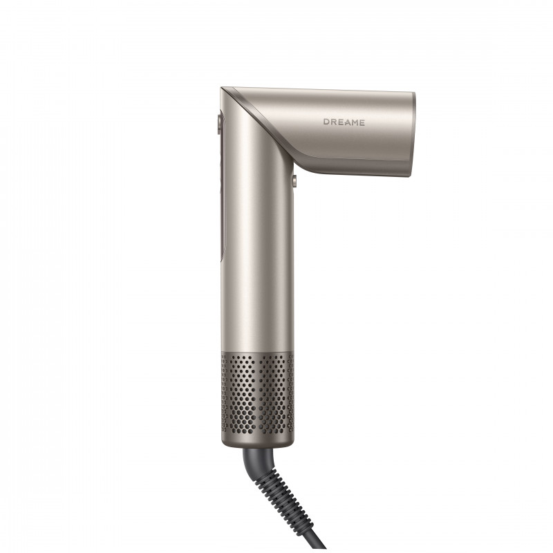 Στεγνωτήρας και στυλίστας/πολυστυλίστας Dreame Dazzle AZD20A, 1400W, 65 m/s, 3 ρυθμίσεις ταχύτητας και ρυθμού, Ιονισμός, Οθόνη, Τιτάνιο χρυσό