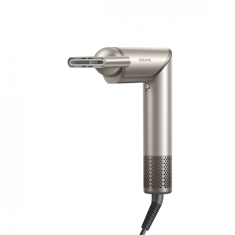 Στεγνωτήρας και στυλίστας/πολυστυλίστας Dreame Dazzle AZD20A, 1400W, 65 m/s, 3 ρυθμίσεις ταχύτητας και ρυθμού, Ιονισμός, Οθόνη, Τιτάνιο χρυσό