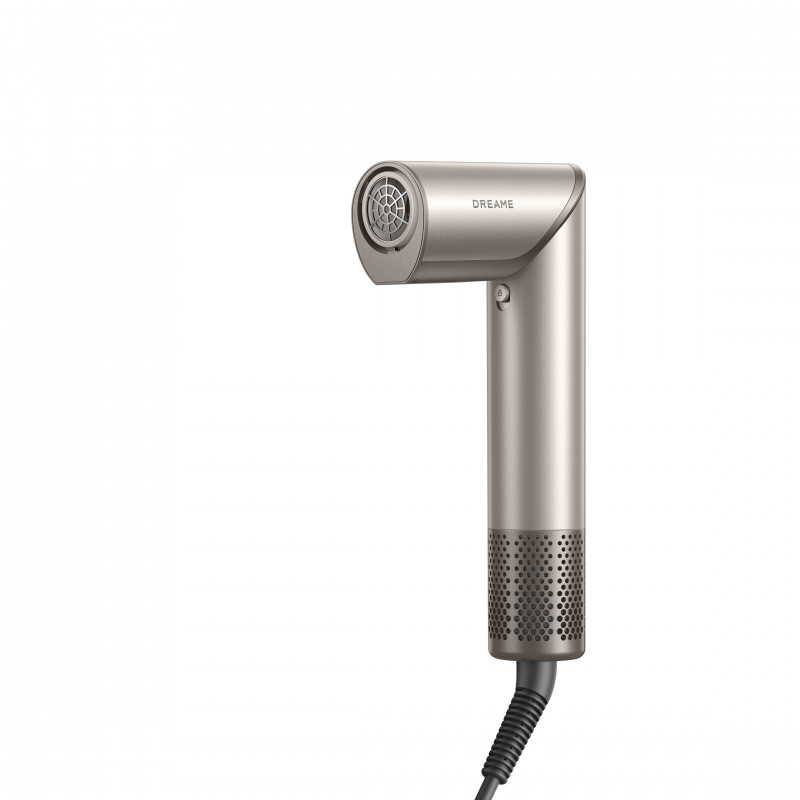 Στεγνωτήρας και στυλίστας/πολυστυλίστας Dreame Dazzle AZD20A, 1400W, 65 m/s, 3 ρυθμίσεις ταχύτητας και ρυθμού, Ιονισμός, Οθόνη, Τιτάνιο χρυσό