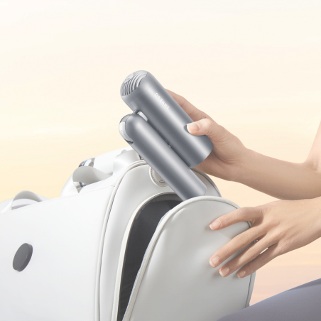 Στεγνωτήρας μαλλιών Dreame Pocket AHD51-SG Pro, 1300W, 110.000 στροφές/λεπτό, 70 m/s, 2 ταχύτητες, 5 ρυθμοί, NTC, Coanda, πτυσσόμενος, γκρι