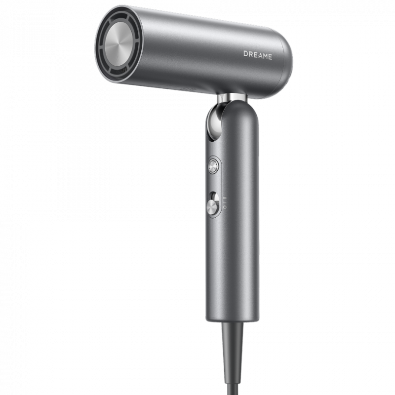 Στεγνωτήρας μαλλιών Dreame Pocket AHD51-SG Pro, 1300W, 110.000 στροφές/λεπτό, 70 m/s, 2 ταχύτητες, 5 ρυθμοί, NTC, Coanda, πτυσσόμενος, γκρι