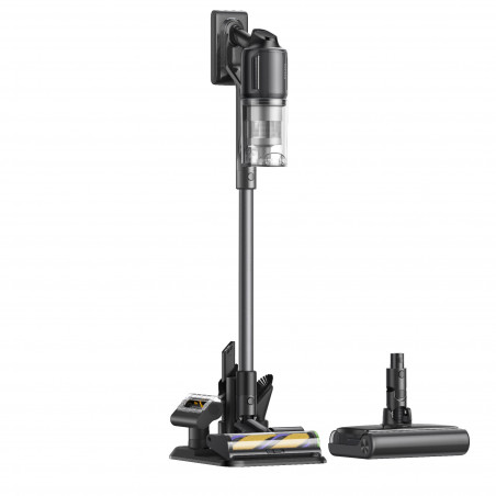 Ασύρματη σκούπα Dreame R20 Ultra, 200AW, 5 βαθμίδες, 0,6 l, 90 λεπτά, HEPA, οθόνη LCD, κινητήρας χωρίς ψήκτρες, μαύρη