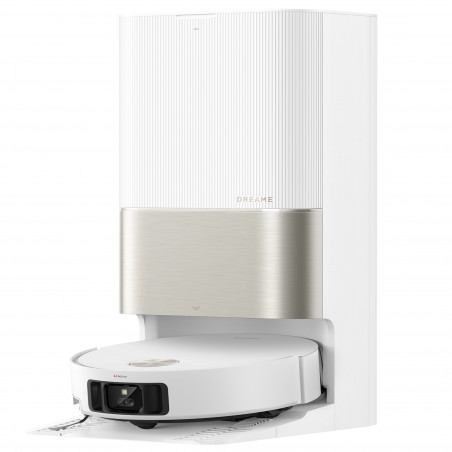 Ρομπότ σκούπα Dreame X50 Ultra RLX85CE‑6‑WH, 20000 Pa, αναγνώριση εμποδίων με τεχνητή νοημοσύνη, πλοήγηση 360°, φωνητικός έλεγχος, αποστείρωση με υπεριώδη ακτινοβολία, λευκό