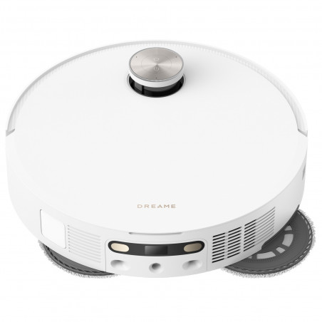 Ρομπότ σκούπα Dreame X50 Ultra RLX85CE‑6‑WH, 20000 Pa, αναγνώριση εμποδίων με τεχνητή νοημοσύνη, πλοήγηση 360°, φωνητικός έλεγχος, αποστείρωση με υπεριώδη ακτινοβολία, λευκό