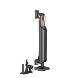 Ασύρματη σκούπα Dreame Z20 Station VZV25A, 715W, 250AW, 140000 στροφές/λεπτό, 3 βαθμίδες, Σταθμός με αυτόματη εκκένωση 3 λίτρα, 90 λεπτά, HEPA H14, LED, Μοτέρ χωρίς ψήκτρες, Μαύρο