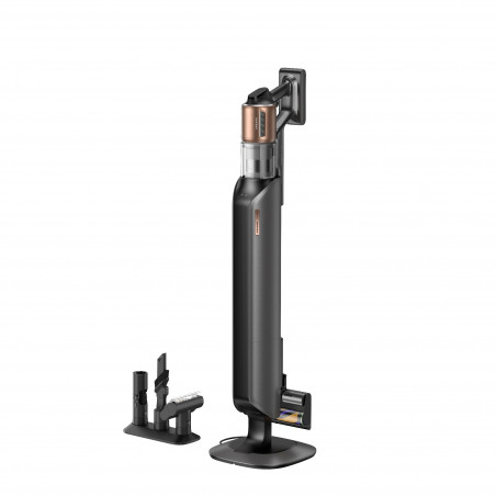 Ασύρματη σκούπα Dreame Z20 Station VZV25A, 715W, 250AW, 140000 στροφές/λεπτό, 3 βαθμίδες, Σταθμός με αυτόματη εκκένωση 3 λίτρα, 90 λεπτά, HEPA H14, LED, Μοτέρ χωρίς ψήκτρες, Μαύρο