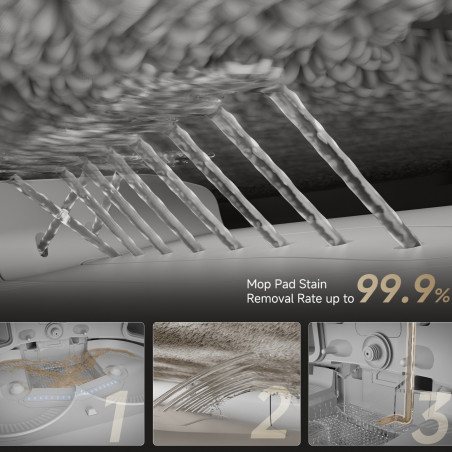 Ρομπότ σκούπα Dreame X50 Ultra RLX85CE‑6‑WH, 20000 Pa, αναγνώριση εμποδίων με τεχνητή νοημοσύνη, πλοήγηση 360°, φωνητικός έλεγχος, αποστείρωση με υπεριώδη ακτινοβολία, λευκό