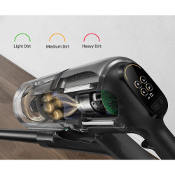 Ασύρματη σκούπα Dreame Z30 VZV17A, 855W, 310AW, 150000 στροφές/λεπτό, 3 βαθμίδες, 0,6 λίτρα, 90 λεπτά, HEPA H14, LED, κινητήρας χωρίς ψήκτρες, μαύρο