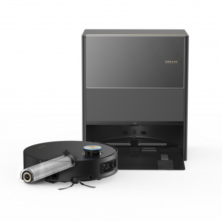 Ρομπότ σκούπα Dreame Aqua10 Ultra Roller Complete RLH71DE-2, 30000 Pa, 180 λεπτά, 3,5/4 λίτρα, VersaLift LDS, AquaRoll and Seal, Φωνητικός έλεγχος, Κάμερες AI, Μαύρο