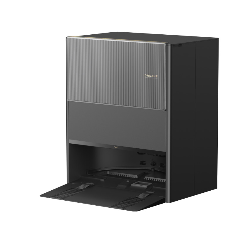 Ρομπότ σκούπα Dreame Aqua10 Ultra Roller Complete RLH71DE-2, 30000 Pa, 180 λεπτά, 3,5/4 λίτρα, VersaLift LDS, AquaRoll and Seal, Φωνητικός έλεγχος, Κάμερες AI, Μαύρο