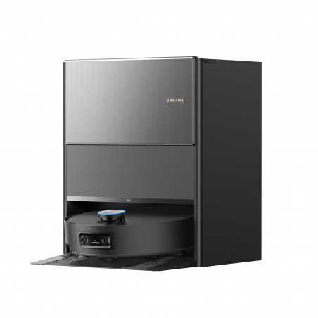 Ρομπότ σκούπα Dreame Aqua10 Ultra Roller Complete RLH71DE-2, 30000 Pa, 180 λεπτά, 3,5/4 λίτρα, VersaLift LDS, AquaRoll and Seal, Φωνητικός έλεγχος, Κάμερες AI, Μαύρο