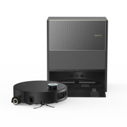 Ρομπότ σκούπα Dreame Aqua10 Ultra Roller Complete RLH71DE-2, 30000 Pa, 180 λεπτά, 3,5/4 λίτρα, VersaLift LDS, AquaRoll and Seal, Φωνητικός έλεγχος, Κάμερες AI, Μαύρο