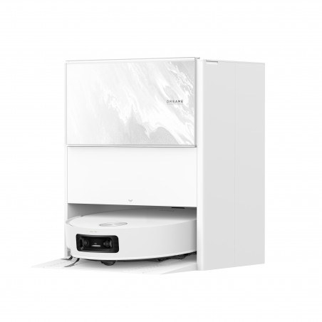 Ρομπότ σκούπα Dreame Aqua 10 Ultra Track Complete RLR81CE-1-WH, 25000 Pa, 200 λεπτά, 3,5/4 λίτρα, VersaLift DToF+OmniSight, κάμερες AI, φωνητικός έλεγχος, αυτοματοποίηση, λευκό