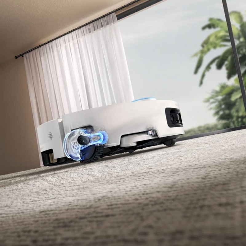 Ρομπότ σκούπα Dreame Aqua 10 Ultra Track Complete RLR81CE-1-WH, 25000 Pa, 200 λεπτά, 3,5/4 λίτρα, VersaLift DToF+OmniSight, κάμερες AI, φωνητικός έλεγχος, αυτοματοποίηση, λευκό