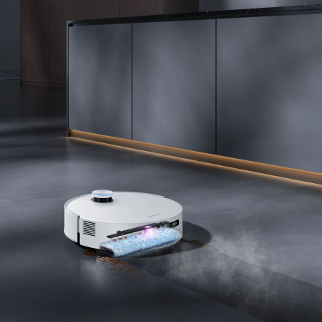 Ρομπότ σκούπα Dreame Aqua 10 Ultra Track Complete RLR81CE-1-WH, 25000 Pa, 200 λεπτά, 3,5/4 λίτρα, VersaLift DToF+OmniSight, κάμερες AI, φωνητικός έλεγχος, αυτοματοποίηση, λευκό