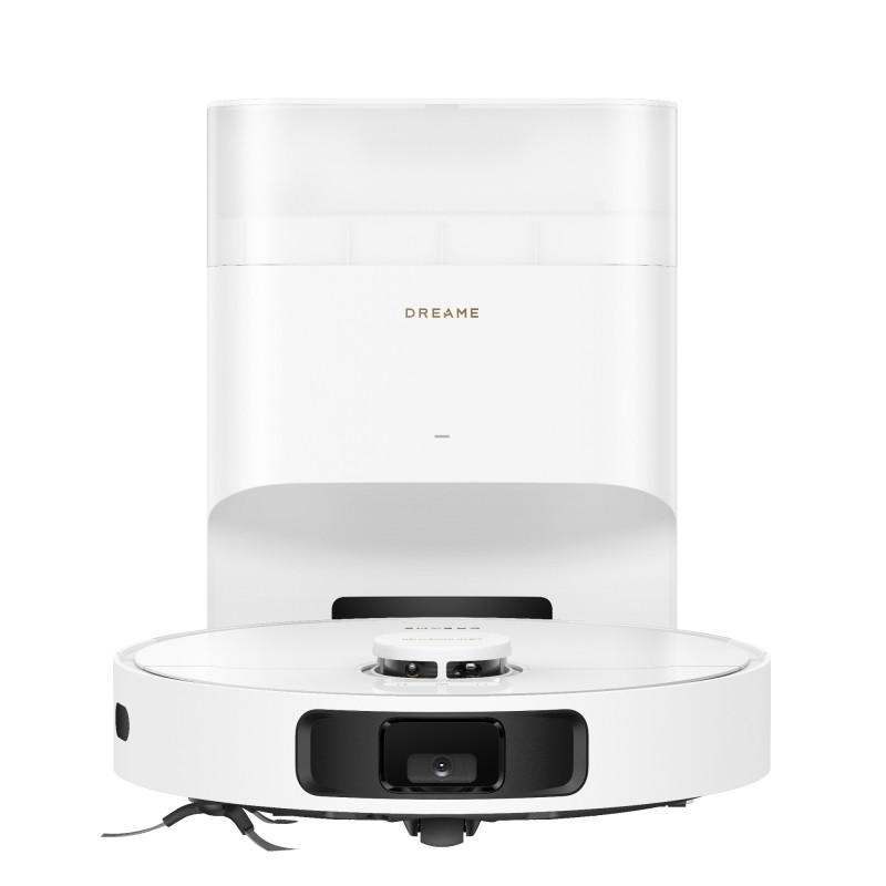 Ρομπότ σκούπα Dreame L10s Plus RLL42SD, 7000 Pa, 5200 mAh, 60W, Έως 145 m2, Σταθμός φόρτισης και αυτόματης εκκένωσης, Αυτονομία 155 λεπτά, Λευκό