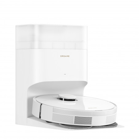 Ρομπότ σκούπα Dreame L10s Plus RLL42SD, 7000 Pa, 5200 mAh, 60W, Έως 145 m2, Σταθμός φόρτισης και αυτόματης εκκένωσης, Αυτονομία 155 λεπτά, Λευκό