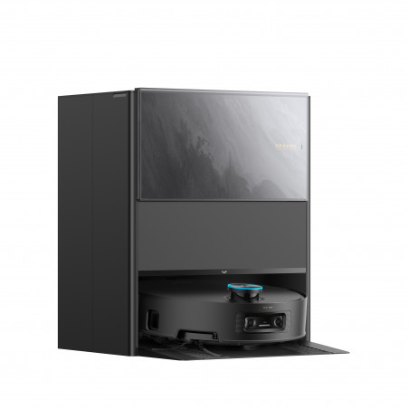 Ρομπότ σκούπα Dreame Aqua 10 Ultra Track Complete RLR81CE-1-BL, 25000 Pa, 200 λεπτά, 3,5/4 λίτρα, VersaLift DToF+OmniSight, κάμερες AI, φωνητικός έλεγχος, αυτοματοποίηση, μαύρο