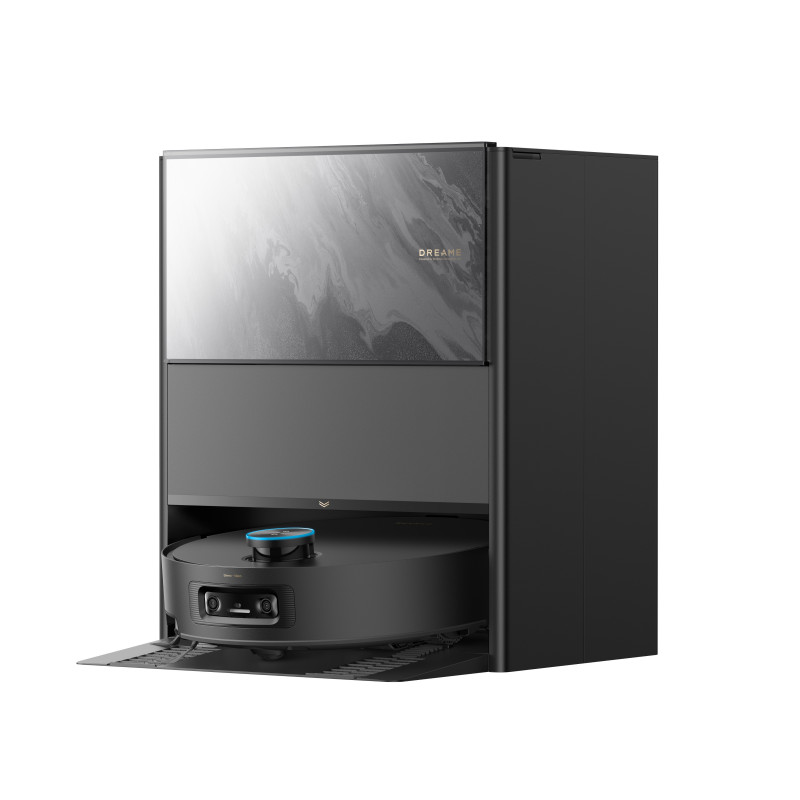 Ρομπότ σκούπα Dreame Aqua 10 Ultra Track Complete RLR81CE-1-BL, 25000 Pa, 200 λεπτά, 3,5/4 λίτρα, VersaLift DToF+OmniSight, κάμερες AI, φωνητικός έλεγχος, αυτοματοποίηση, μαύρο