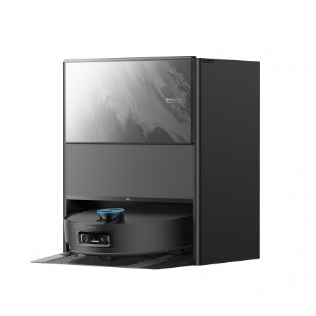 Ρομπότ σκούπα Dreame Aqua 10 Ultra Track Complete RLR81CE-1-BL, 25000 Pa, 200 λεπτά, 3,5/4 λίτρα, VersaLift DToF+OmniSight, κάμερες AI, φωνητικός έλεγχος, αυτοματοποίηση, μαύρο