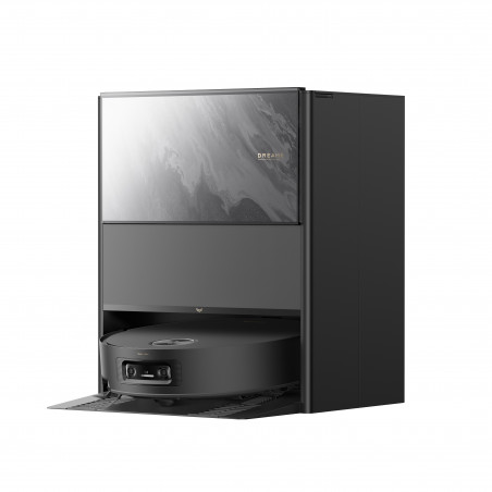 Ρομπότ σκούπα Dreame Aqua 10 Ultra Track Complete RLR81CE-1-BL, 25000 Pa, 200 λεπτά, 3,5/4 λίτρα, VersaLift DToF+OmniSight, κάμερες AI, φωνητικός έλεγχος, αυτοματοποίηση, μαύρο