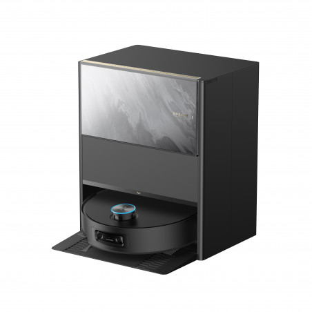 Ρομπότ σκούπα Dreame Aqua 10 Ultra Track Complete RLR81CE-1-BL, 25000 Pa, 200 λεπτά, 3,5/4 λίτρα, VersaLift DToF+OmniSight, κάμερες AI, φωνητικός έλεγχος, αυτοματοποίηση, μαύρο