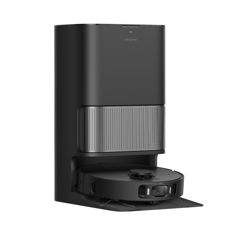 Ρομπότ σκούπα Dreame L40 Ultra AE RLL77SE_BK, 19000 Pa, 5200 mAh, 60W, Έως 168 m2, Σταθμός φόρτισης και αυτόματης εκκένωσης, Αυτονομία 180 λεπτά, Μαύρο