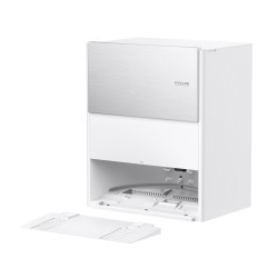 Ρομπότ σκούπα Dreame Aqua10 Roller RLH31CE-WH, 30000 Pa, 3,5/4 l, κάμερες AI, φωτισμός LED, φωνητικός έλεγχος, πλύσιμο με ζεστό νερό, λευκό