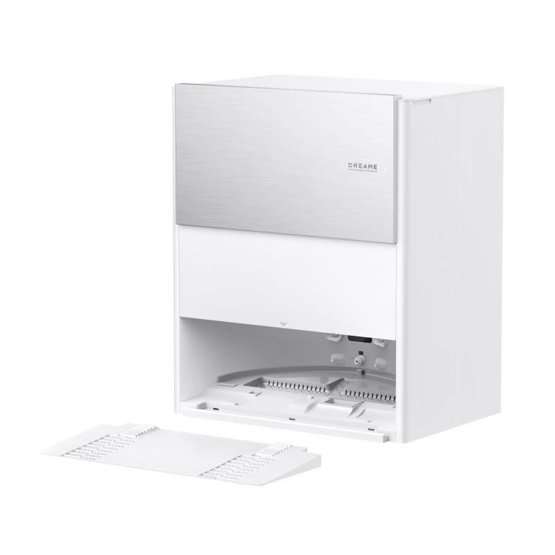 Ρομπότ σκούπα Dreame Aqua10 Roller RLH31CE-WH, 30000 Pa, 3,5/4 l, κάμερες AI, φωτισμός LED, φωνητικός έλεγχος, πλύσιμο με ζεστό νερό, λευκό