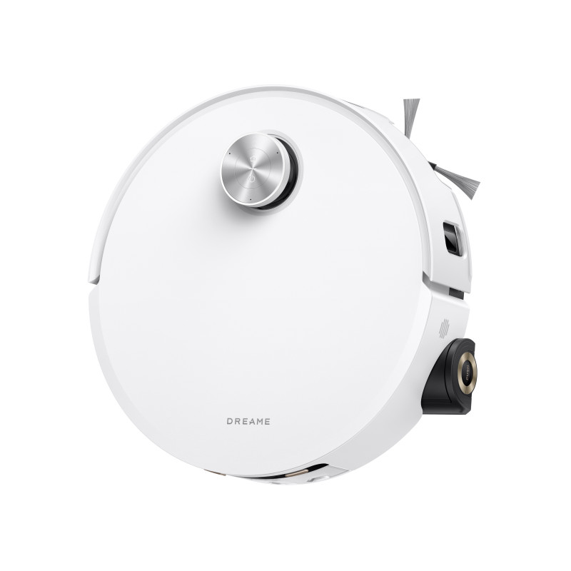 Ρομπότ σκούπα Dreame Aqua10 Roller RLH31CE-WH, 30000 Pa, 3,5/4 l, κάμερες AI, φωτισμός LED, φωνητικός έλεγχος, πλύσιμο με ζεστό νερό, λευκό