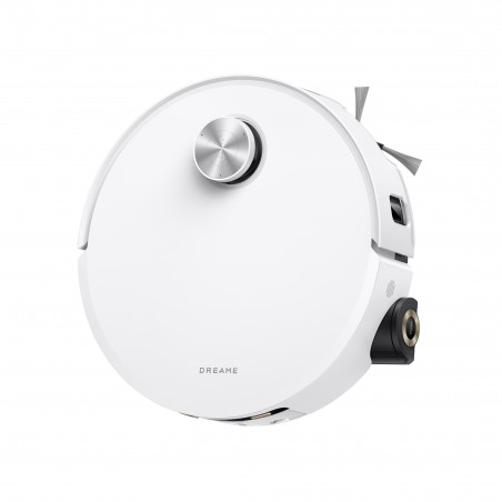Ρομπότ σκούπα Dreame Aqua10 Roller RLH31CE-WH, 30000 Pa, 3,5/4 l, κάμερες AI, φωτισμός LED, φωνητικός έλεγχος, πλύσιμο με ζεστό νερό, λευκό