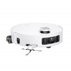Ρομπότ σκούπα Dreame Aqua10 Roller RLH31CE-WH, 30000 Pa, 3,5/4 l, κάμερες AI, φωτισμός LED, φωνητικός έλεγχος, πλύσιμο με ζεστό νερό, λευκό