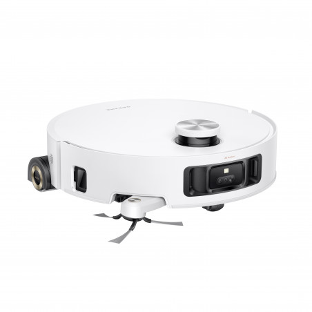 Ρομπότ σκούπα Dreame Aqua10 Roller RLH31CE-WH, 30000 Pa, 3,5/4 l, κάμερες AI, φωτισμός LED, φωνητικός έλεγχος, πλύσιμο με ζεστό νερό, λευκό