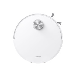 Ρομπότ σκούπα Dreame Aqua10 Roller RLH31CE-WH, 30000 Pa, 3,5/4 l, κάμερες AI, φωτισμός LED, φωνητικός έλεγχος, πλύσιμο με ζεστό νερό, λευκό